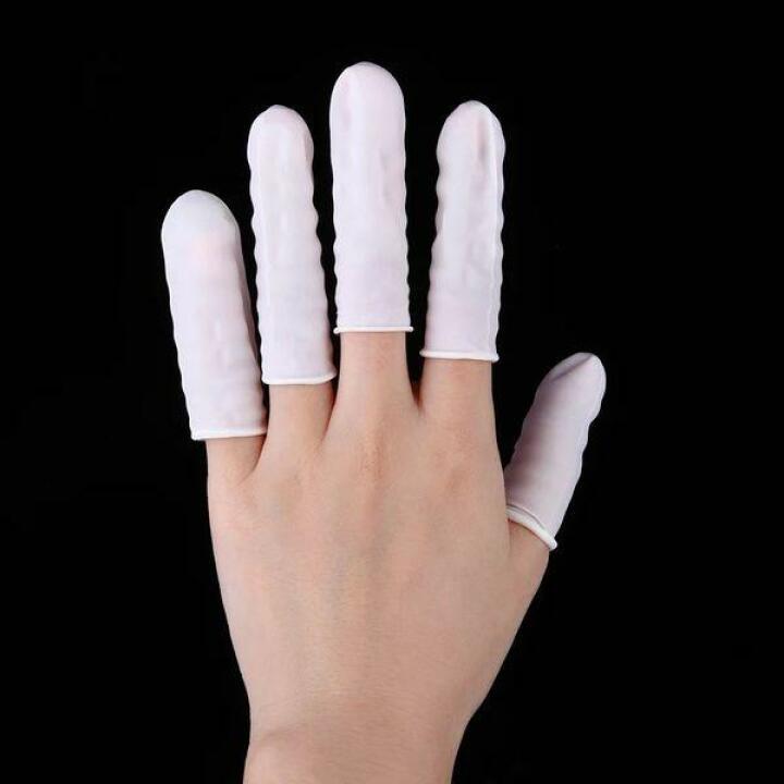Degetar protectie tip latex SET 50 BUC